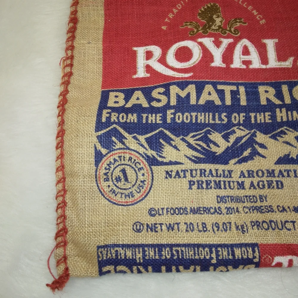 RECLAIMED Burlap Rice Bag for crafting